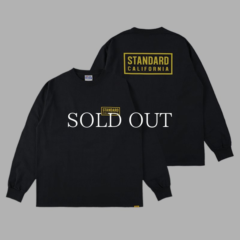 STANDARD CALIFORNIA SD Heavyweight Box Logo Long Sleeve T (Black