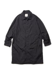 画像1: COOTIE   Shrink Nylon Bal Collar Coat (Black) (1)