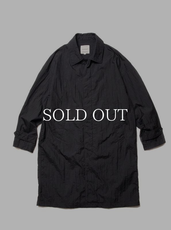 COOTIE PRODUCTIONS Shrink Nylon Bal Collar Coat (Black) CTE-23S202