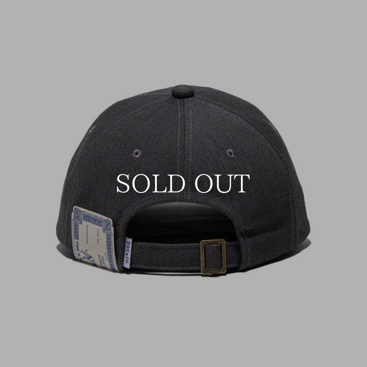 画像4: THE H.W.DOG&CO.  H of W CAP (GREY) (4)