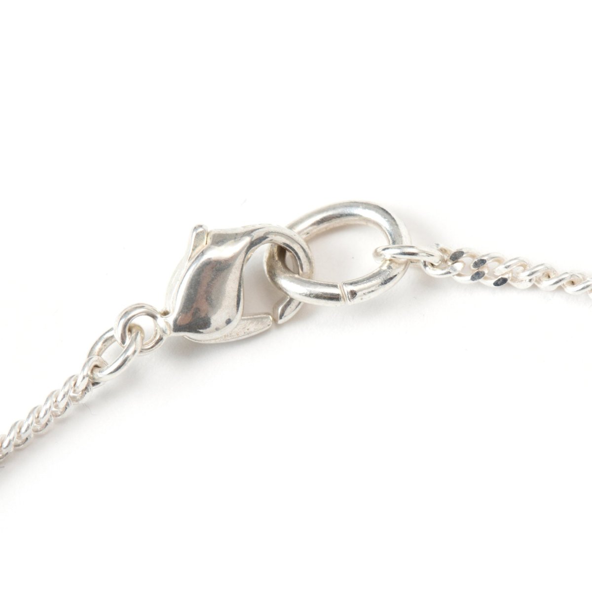 画像4: CALEE  CAL NT LOGO SILVER NECKLACE (4)