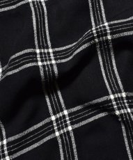 画像6: MINEDENIM  R. Wool Flannel Check Western SH Western SH (BLK) (6)