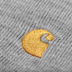 画像4: CARHARTT WIP  CHASE BEANIE (Grey Heather / Gold) (4)