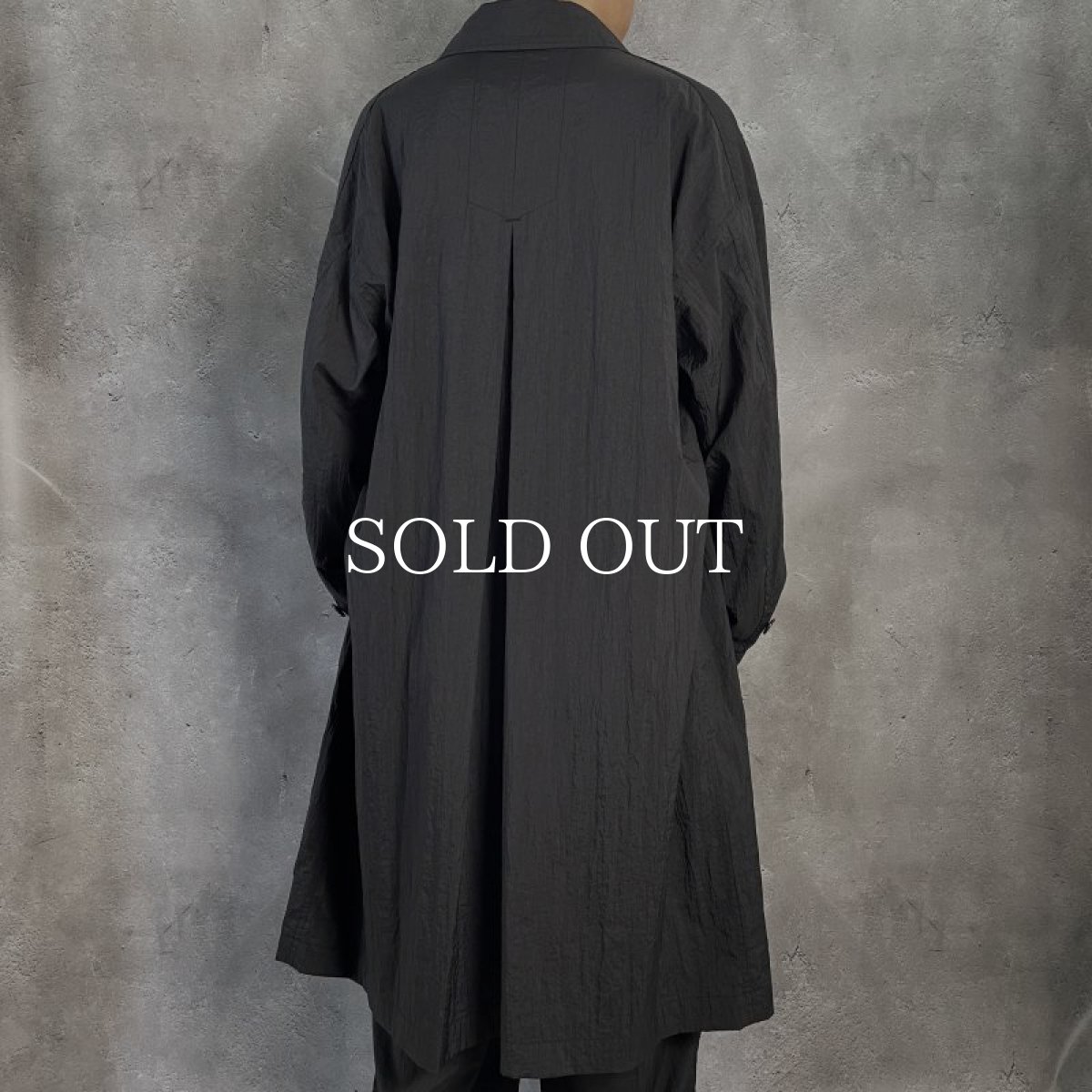 画像9: COOTIE   Shrink Nylon Bal Collar Coat (Black) (9)