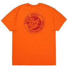 画像2: PORKCHOP GARAGE SUPPLY  STENCIL CS TEE (ORANGE) (2)