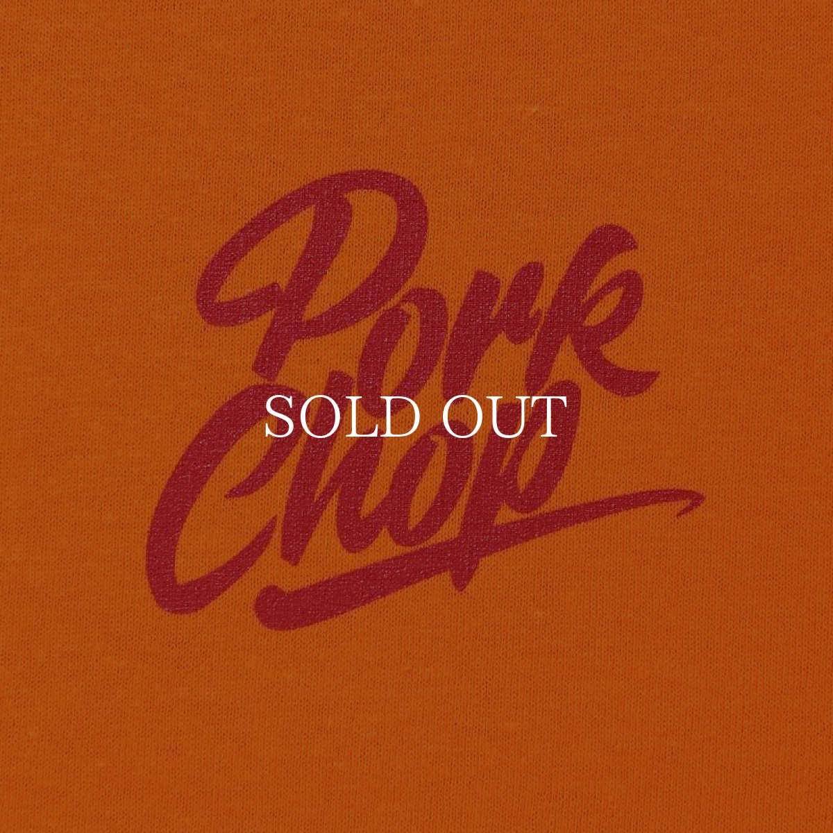 画像3: PORKCHOP GARAGE SUPPLY  STENCIL CS TEE (ORANGE) (3)