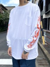 画像6: RADIALL  LO-N-SLO - CREW NECK T-SHIRT L/S (White) (6)