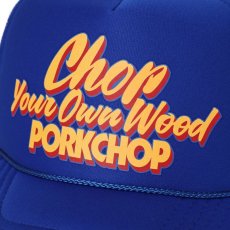 画像3: PORKCHOP GARAGE SUPPLY  CHOP YOUR OWN WOOD CAP (BLUE) (3)