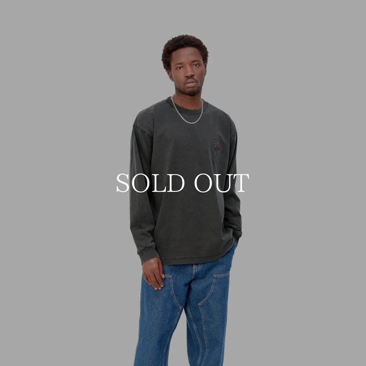 画像2: CARHARTT WIP  L/S VISTA T-SHIRT (Vulcan garment dyed) (2)