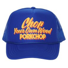 画像1: PORKCHOP GARAGE SUPPLY  CHOP YOUR OWN WOOD CAP (BLUE) (1)