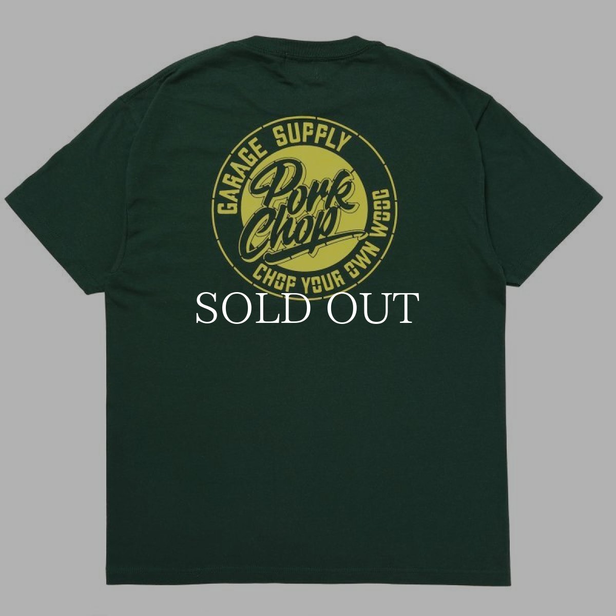 画像2: PORKCHOP GARAGE SUPPLY  STENCIL CS TEE (FOREST) (2)
