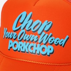 画像3: PORKCHOP GARAGE SUPPLY  CHOP YOUR OWN WOOD CAP (ORANGE) (3)