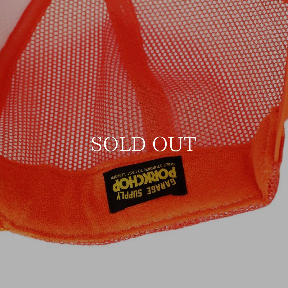 画像4: PORKCHOP GARAGE SUPPLY  CHOP YOUR OWN WOOD CAP (ORANGE) (4)