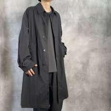 画像7: COOTIE   Shrink Nylon Bal Collar Coat (Black) (7)