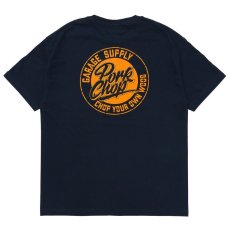 画像2: PORKCHOP GARAGE SUPPLY  STENCIL CS TEE (NAVY) (2)