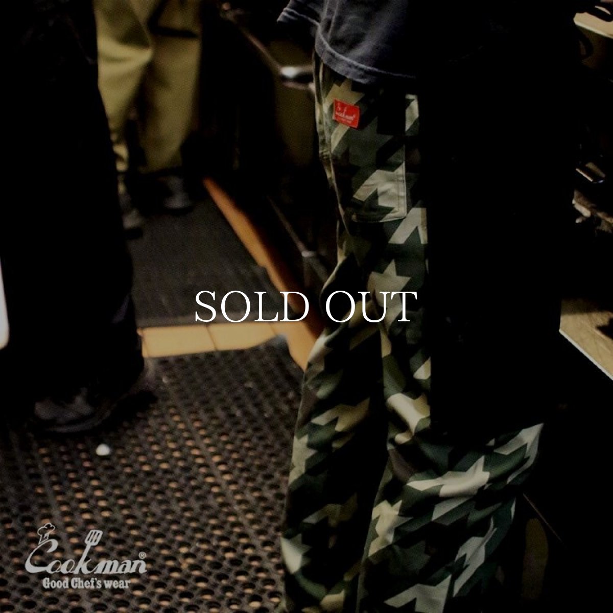 画像19: COOKMAN  Chef Pants Chidori Camo Green (Green) (19)
