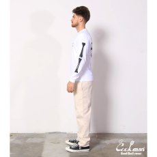 画像9: COOKMAN  ロングスリーブ Tシャツ Skull (White) (9)