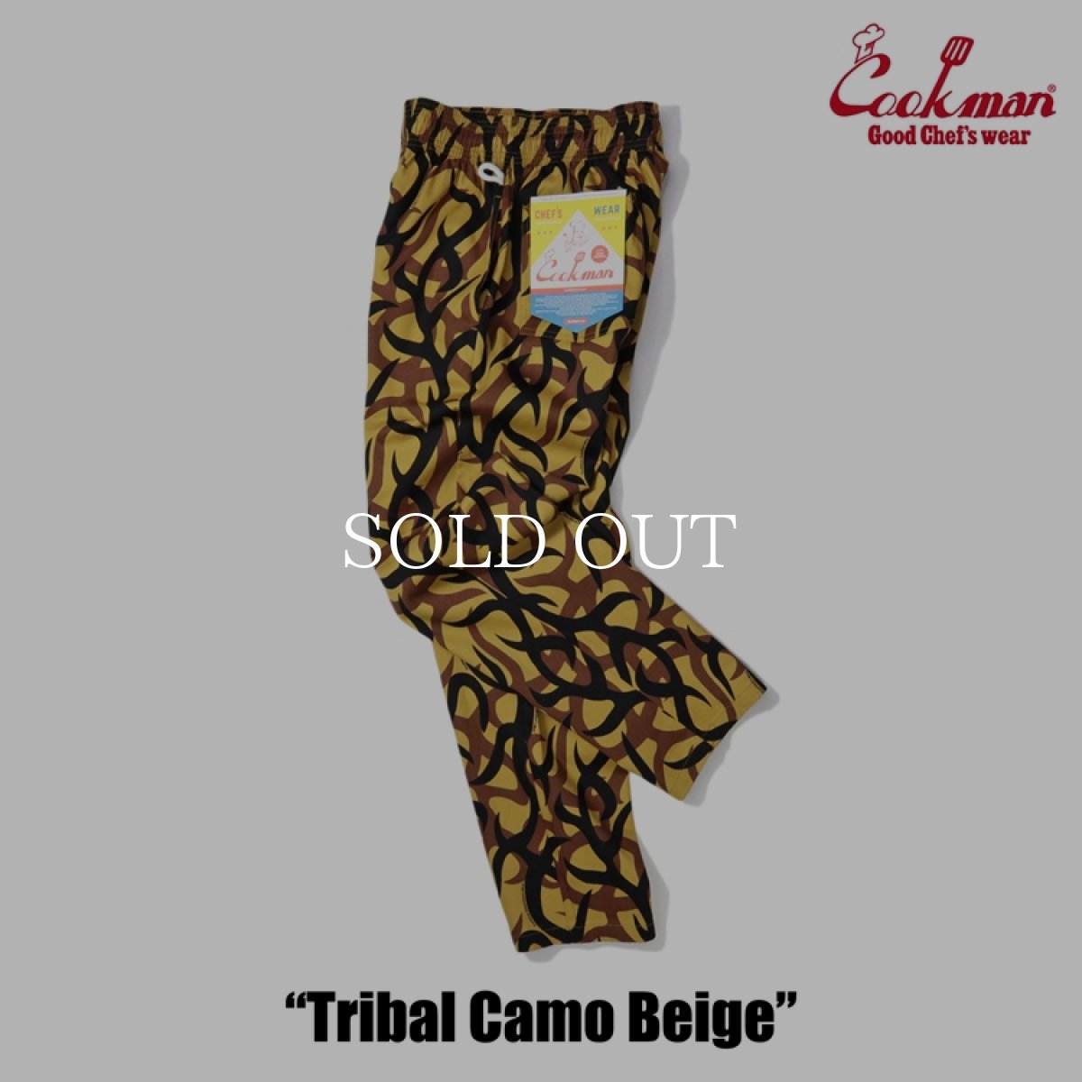画像10: COOKMAN  Chef Pants Tribal Camo Beige (Beige) (10)