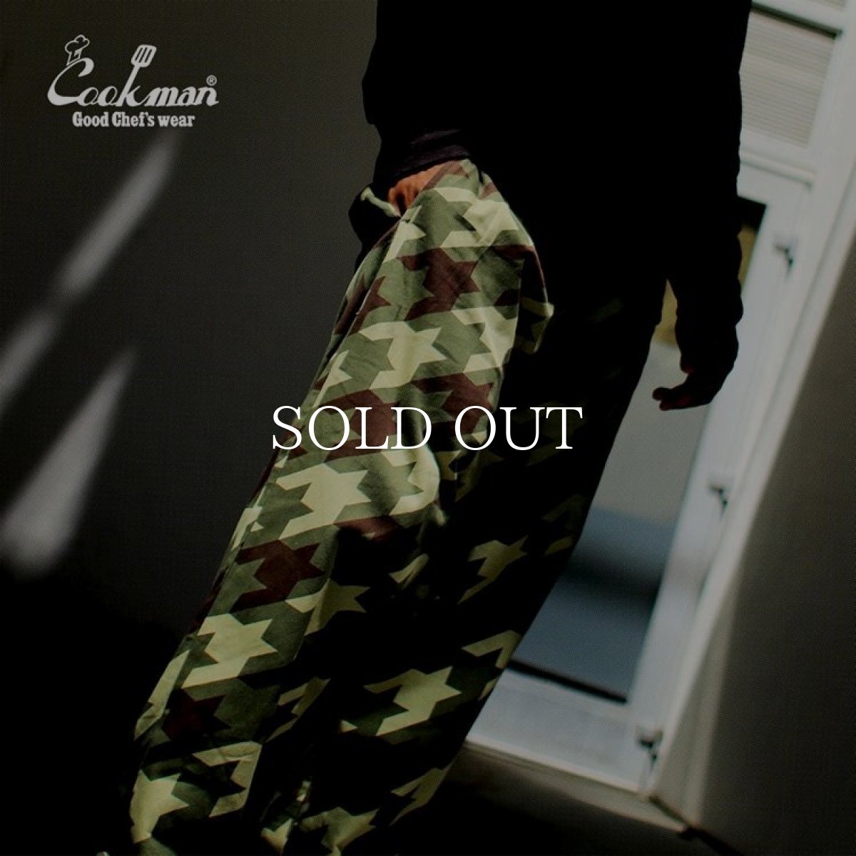 画像20: COOKMAN  Chef Pants Chidori Camo Green (Green) (20)