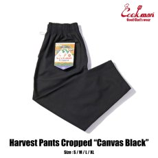 画像1: COOKMAN  Harvest Pants Cropped Canvas (Black) (1)