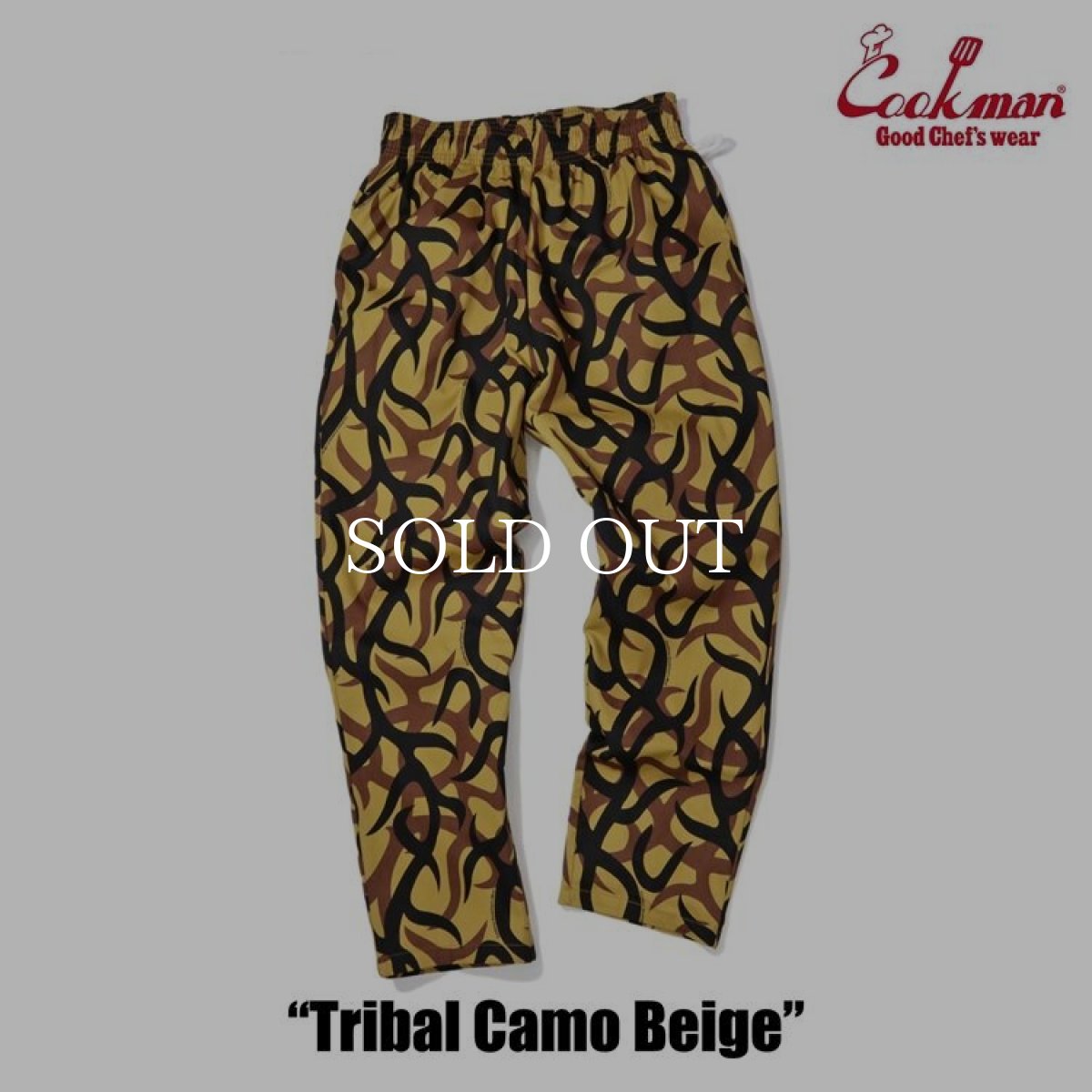 画像9: COOKMAN  Chef Pants Tribal Camo Beige (Beige) (9)