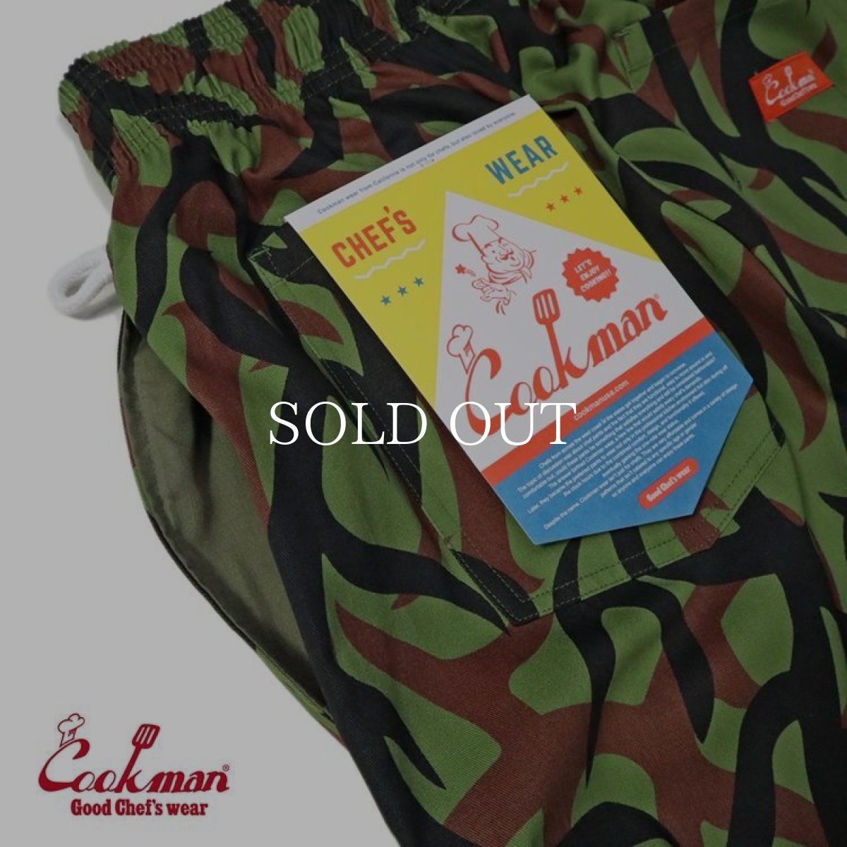 画像8: COOKMAN  Chef Pants Tribal Camo Olive (Olive Green) (8)