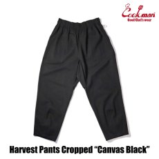 画像2: COOKMAN  Harvest Pants Cropped Canvas (Black) (2)