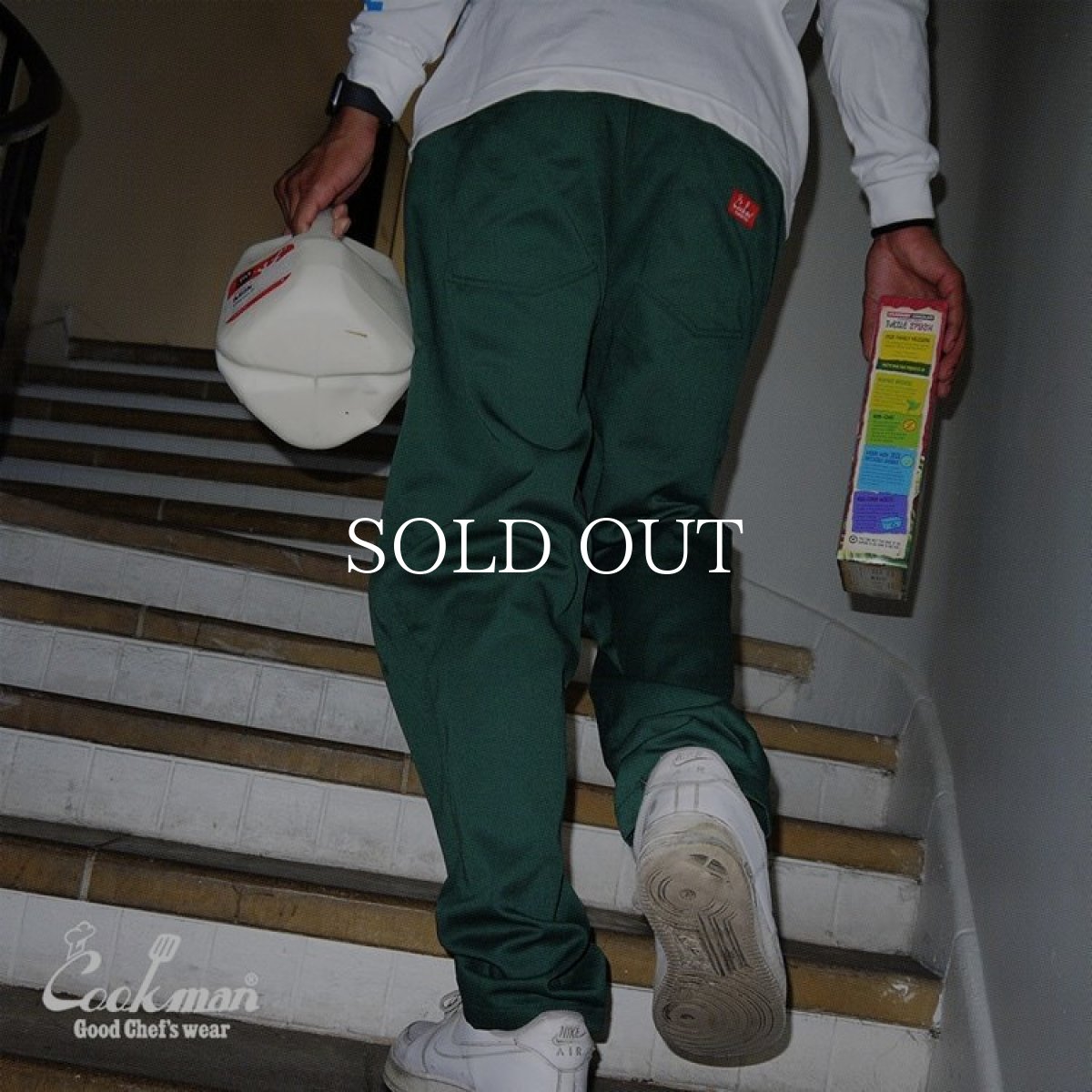 画像12: COOKMAN  Chef Pants (Dark Green) (12)