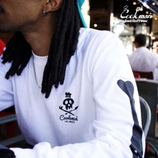 画像12: COOKMAN  ロングスリーブ Tシャツ Skull (White) (12)