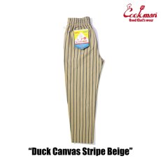 画像11: COOKMAN  Chef Pants Duck Canvas Stripe (Beige) (11)
