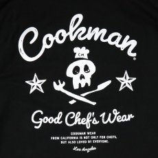 画像4: COOKMAN  ロングスリーブ Tシャツ Skull (Black) (4)