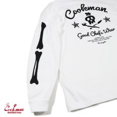 画像5: COOKMAN  ロングスリーブ Tシャツ Skull (White) (5)