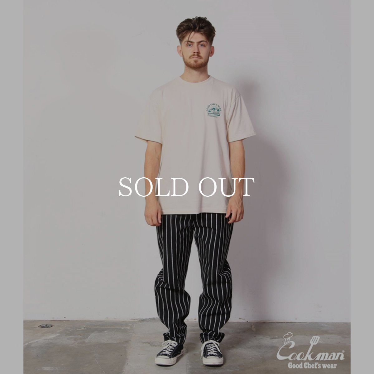 画像12: COOKMAN  Chef Pants Duck Canvas Stripe (Black) (12)