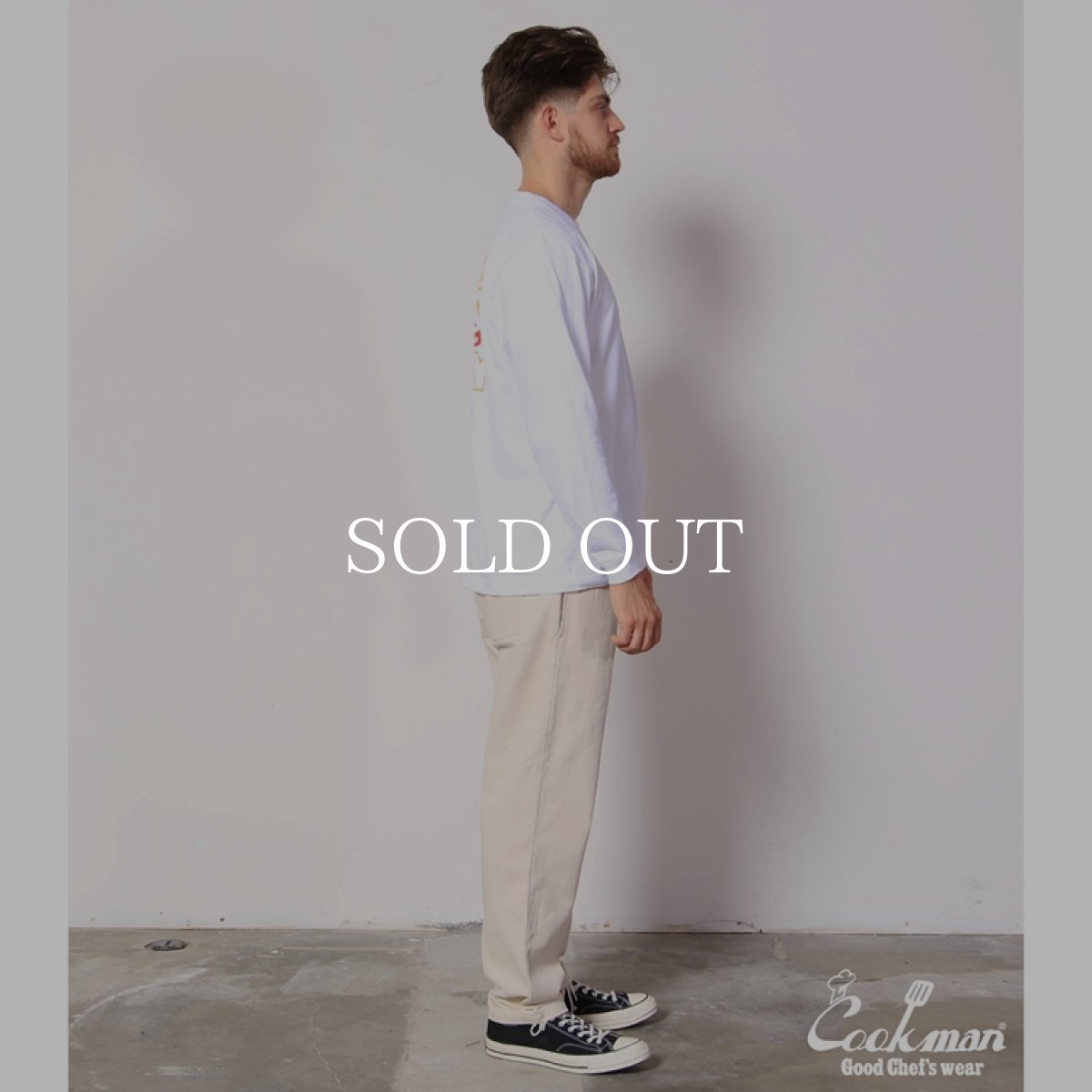 画像9: COOKMAN  ロングスリーブ Tシャツ French Fries (White) (9)