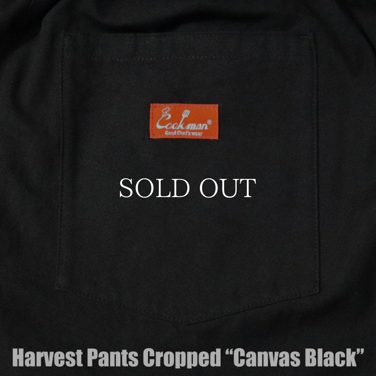 画像6: COOKMAN  Harvest Pants Cropped Canvas (Black) (6)