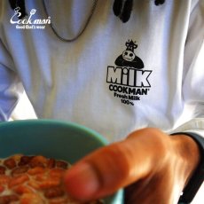 画像16: COOKMAN  ロングスリーブ Tシャツ Milk (White) (16)