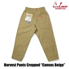画像2: COOKMAN  Harvest Pants Cropped Canvas (Beige) (2)