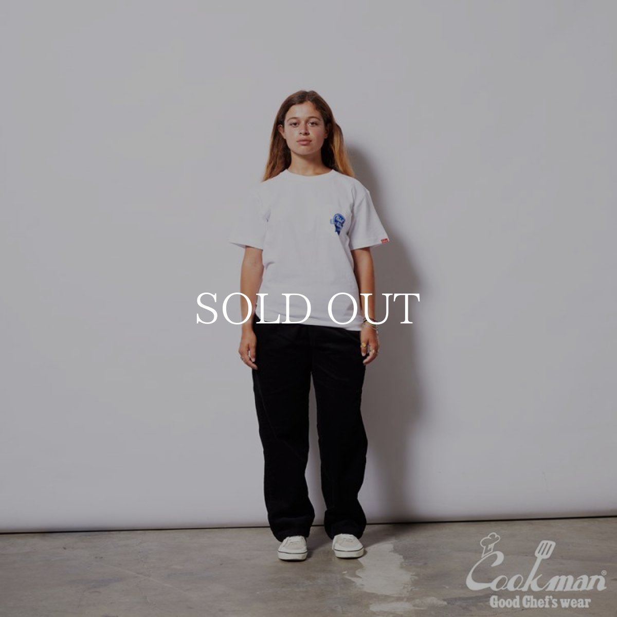 画像12: COOKMAN  Chef Pants Semiwide Corduroy (Black) (12)