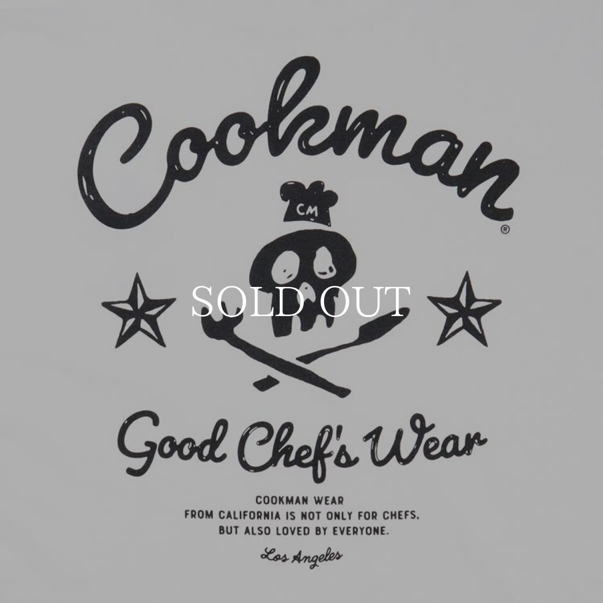 画像4: COOKMAN  ロングスリーブ Tシャツ Skull (White) (4)
