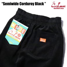 画像6: COOKMAN  Chef Pants Semiwide Corduroy (Black) (6)