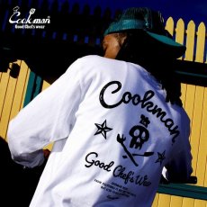 画像15: COOKMAN  ロングスリーブ Tシャツ Skull (White) (15)