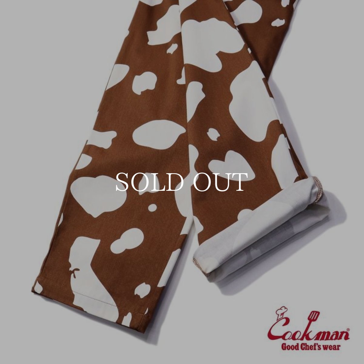 画像7: COOKMAN  Chef Pants Cow (Brown) (7)