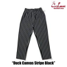 画像3: COOKMAN  Chef Pants Duck Canvas Stripe (Black) (3)