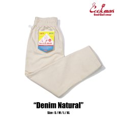 画像1: COOKMAN  Chef Pants Denim Natural (Off White) (1)