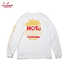 画像2: COOKMAN  ロングスリーブ Tシャツ French Fries (White) (2)