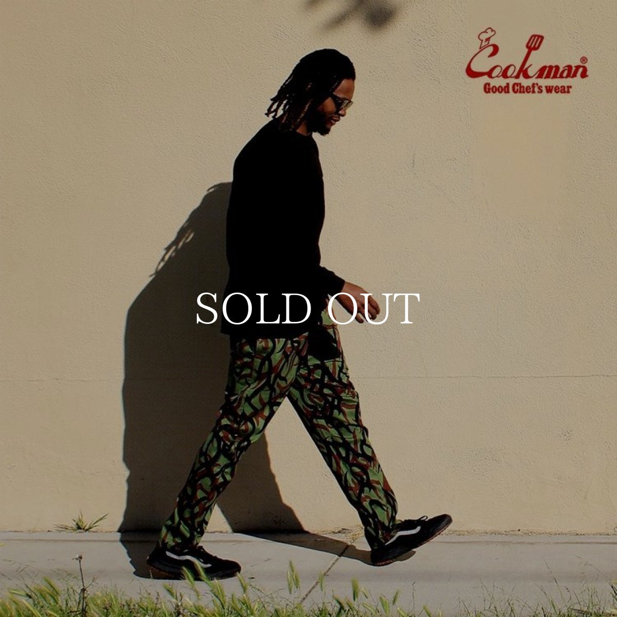 画像13: COOKMAN  Chef Pants Tribal Camo Olive (Olive Green) (13)