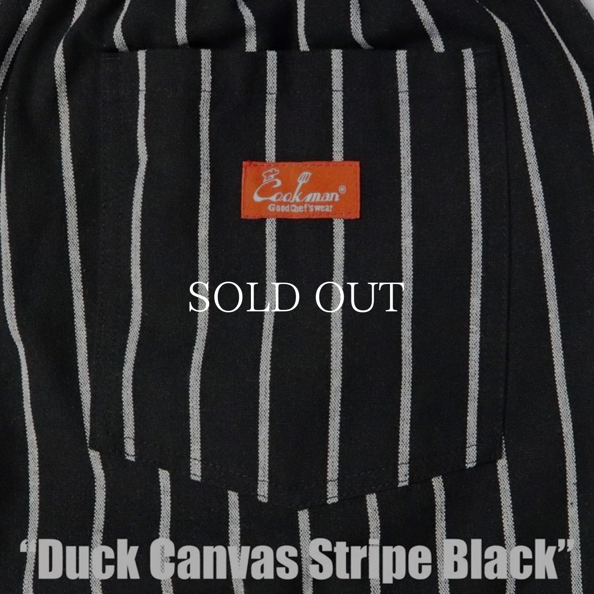画像6: COOKMAN  Chef Pants Duck Canvas Stripe (Black) (6)