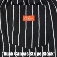 画像6: COOKMAN  Chef Pants Duck Canvas Stripe (Black) (6)