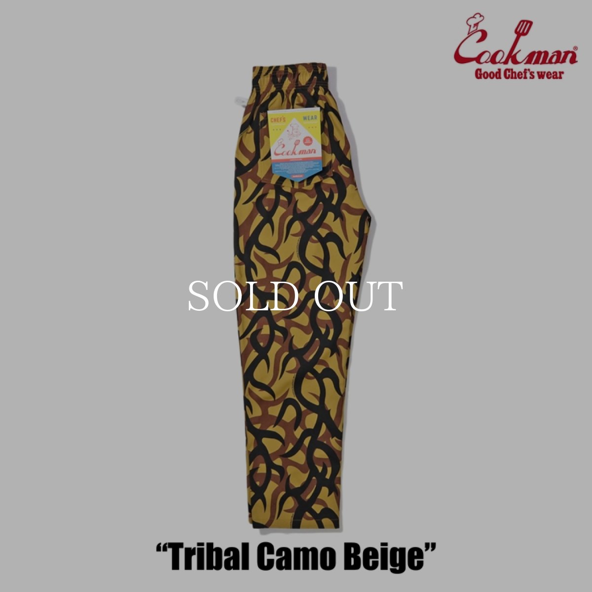画像11: COOKMAN  Chef Pants Tribal Camo Beige (Beige) (11)