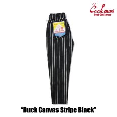 画像11: COOKMAN  Chef Pants Duck Canvas Stripe (Black) (11)